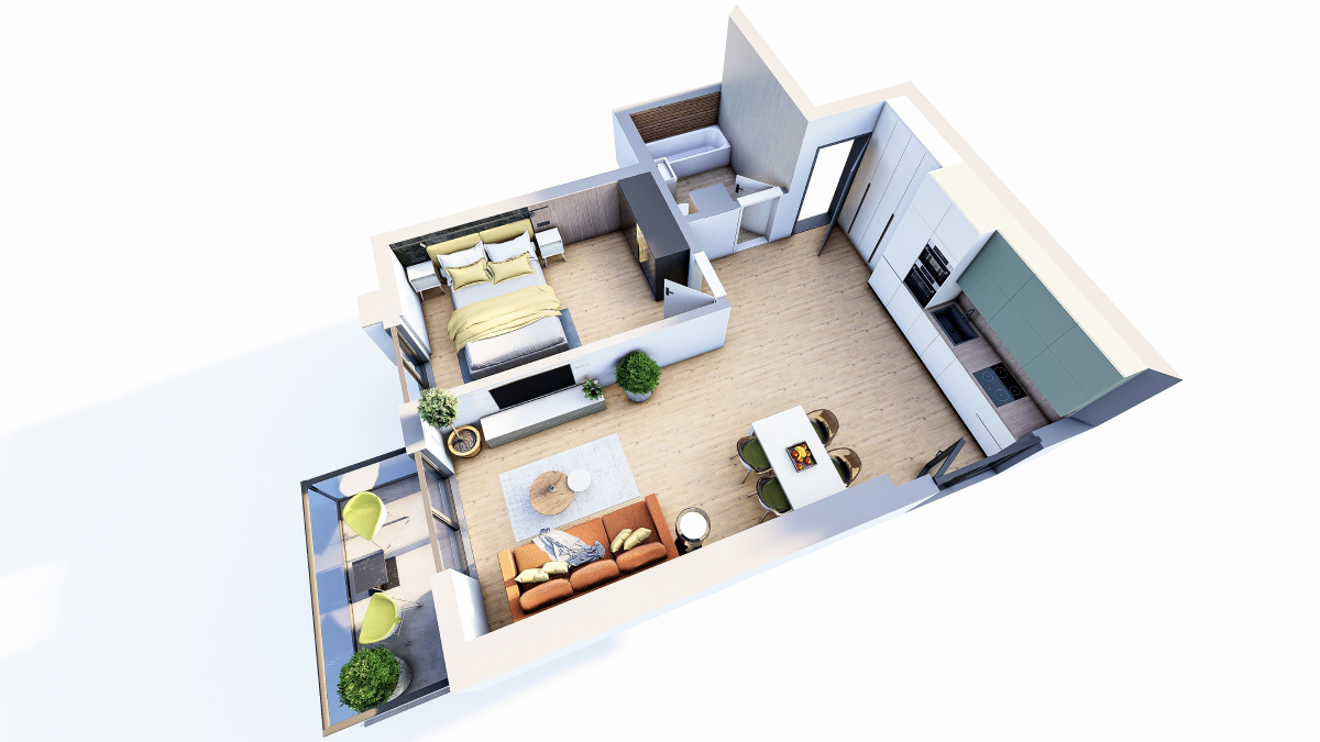 AP 73 – Studio 2 Camere
