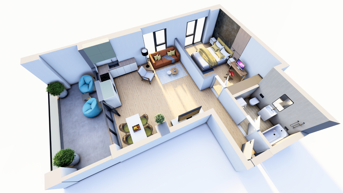 AP 80 – Studio 2 Camere